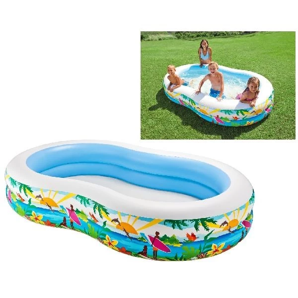 Intex 56490NP Paradise Lagoon Zwembad 262x160cm 1 Intex 56490NP Paradise Lagoon Zwembad 262x160cm