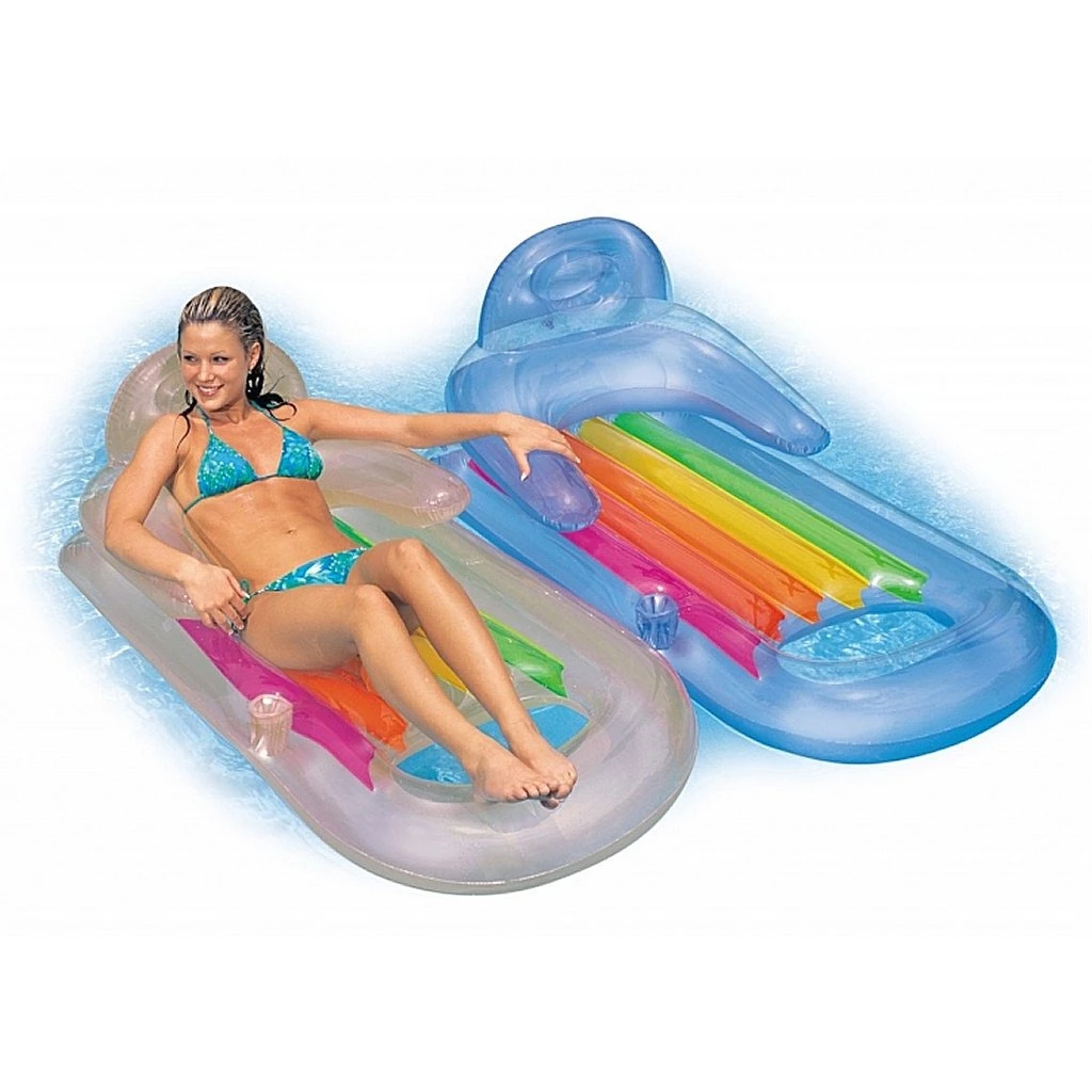 Intex King Kool Lounge 160x85cm Verschillende Kleuren 1 Intex King Kool Lounge 160x85cm Verschillende Kleuren