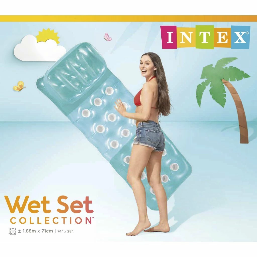 Intex Pocket Luchtbed 188x71cm Assorti 4 Intex Pocket Luchtbed 188x71cm Assorti - Afbeelding 4