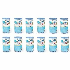 Intex 29000 Filter Cartridge Type A 12 Stuks Voor Zwembad 244/305/366 Cm