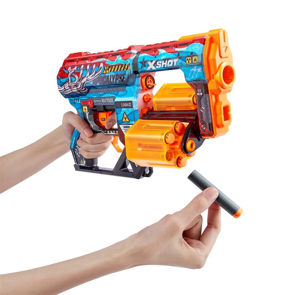Zuru X-Shot Skins Blaster + 12 Darts Assorti 6 Zuru X-Shot Skins Blaster + 12 Darts Assorti - Afbeelding 6