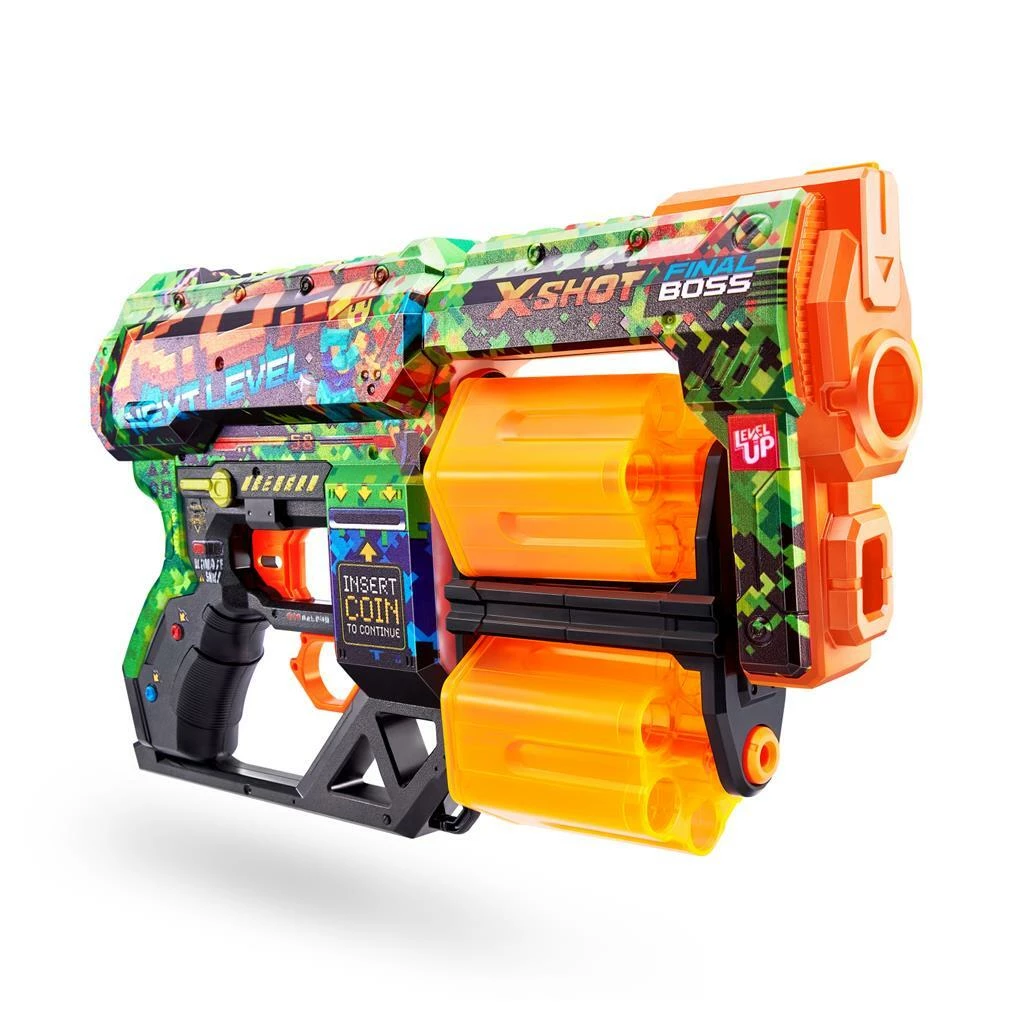 Zuru X-Shot Skins Blaster + 12 Darts Assorti 7 Zuru X-Shot Skins Blaster + 12 Darts Assorti - Afbeelding 7