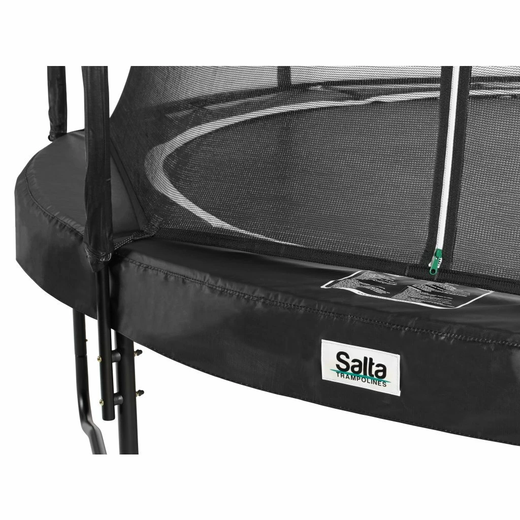 Salta 628 Premium Edition Trampoline 396 Cm + Veiligheidsnet Zwart 2 Salta 628 Premium Edition Trampoline 396 Cm + Veiligheidsnet Zwart - Afbeelding 2