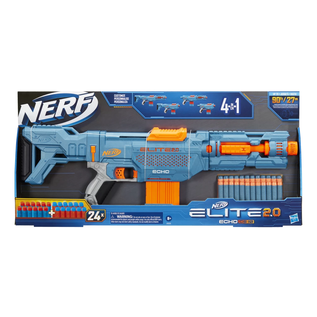 Nerf Elite 2.0 Echo CS 10 Blaster + 24 Darts 2 Nerf Elite 2.0 Echo CS 10 Blaster + 24 Darts - Afbeelding 2