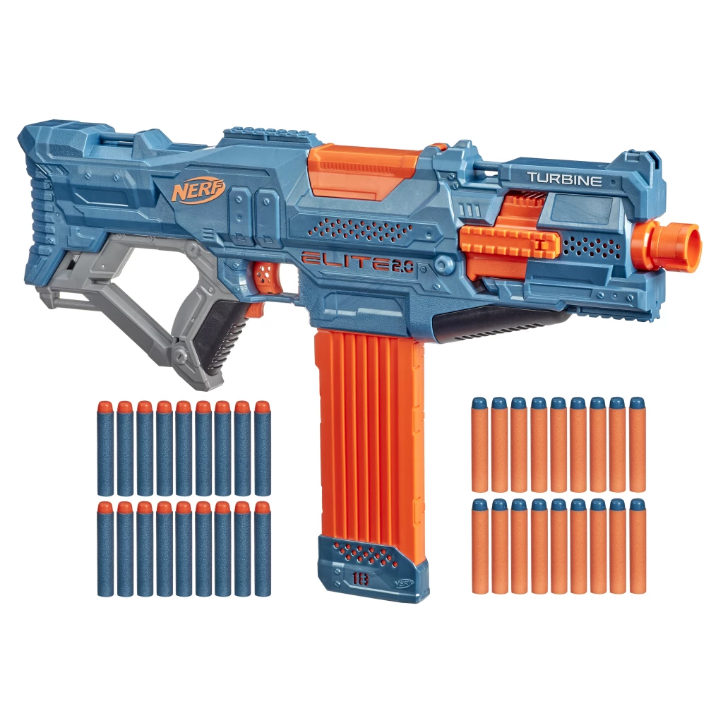 Nerf Elite 2.0 Turbine CS 18 Blaster + 36 Darts 1 Nerf Elite 2.0 Turbine CS 18 Blaster + 36 Darts