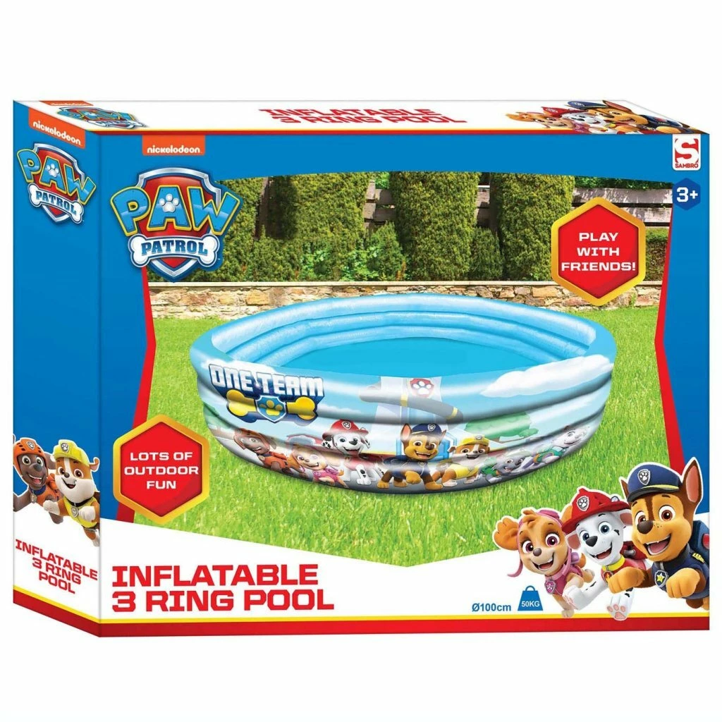 Paw Patrol 3-Rings Zwembad 100 Cm 1 Paw Patrol 3-Rings Zwembad 100 Cm