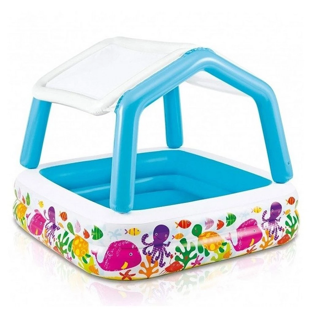 Intex 57470NP Speelbad Met Zonnescherm 157x157x122 Cm 1 Intex 57470NP Speelbad Met Zonnescherm 157x157x122 Cm