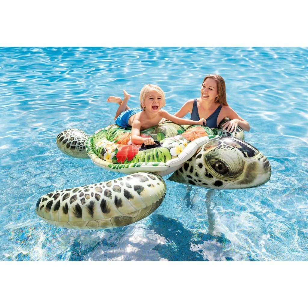 Intex 57555NP Realistische Opblaasbare Zeeschildpad 191×170 Cm 3 Intex 57555NP Realistische Opblaasbare Zeeschildpad 191×170 Cm - Afbeelding 3