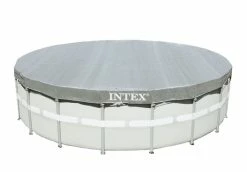 Intex 28040 Luxe (verzwaard) Afdekzeil Voor Frame Pools 488 Cm