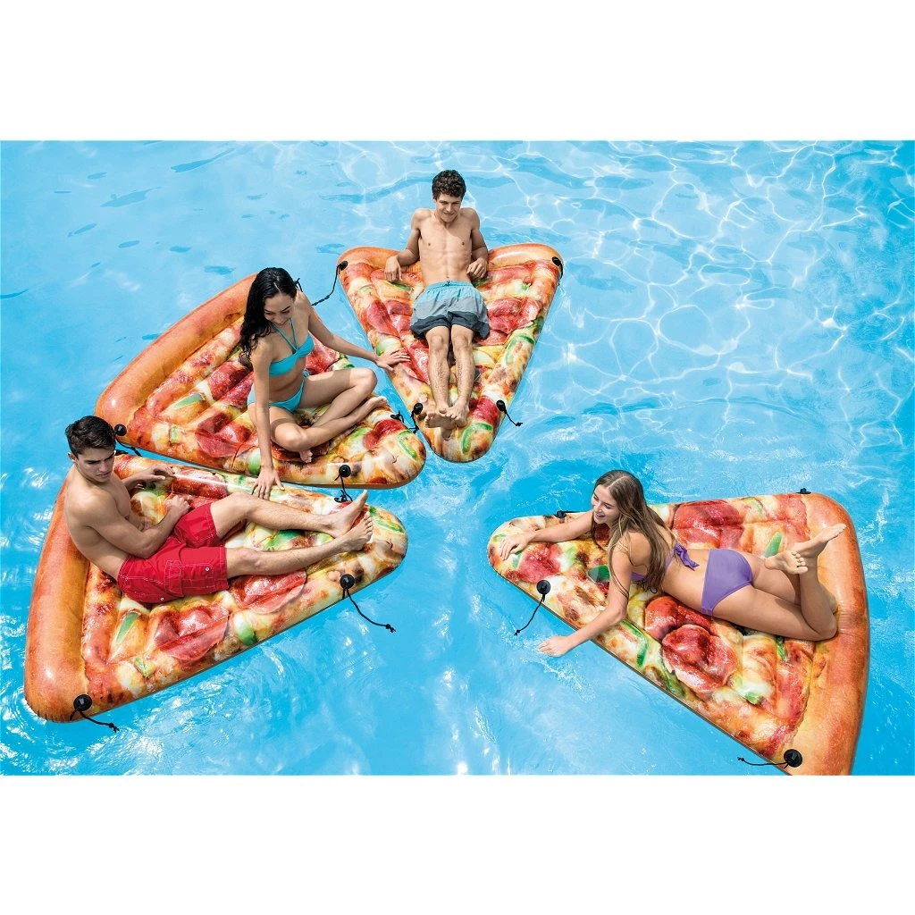 Intex 58752EU Pizzapunt Luchtbed 175x145cm 2 Intex 58752EU Pizzapunt Luchtbed 175x145cm - Afbeelding 2