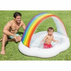 Intex 57141NP Baby Bad Regenboog 142x119x84 Cm -Pintoy-winkel 6941057413099 2