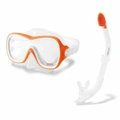 Intex 55647 Aquaflow Sport Wave Rider Duikbril En Snorkel Oranje