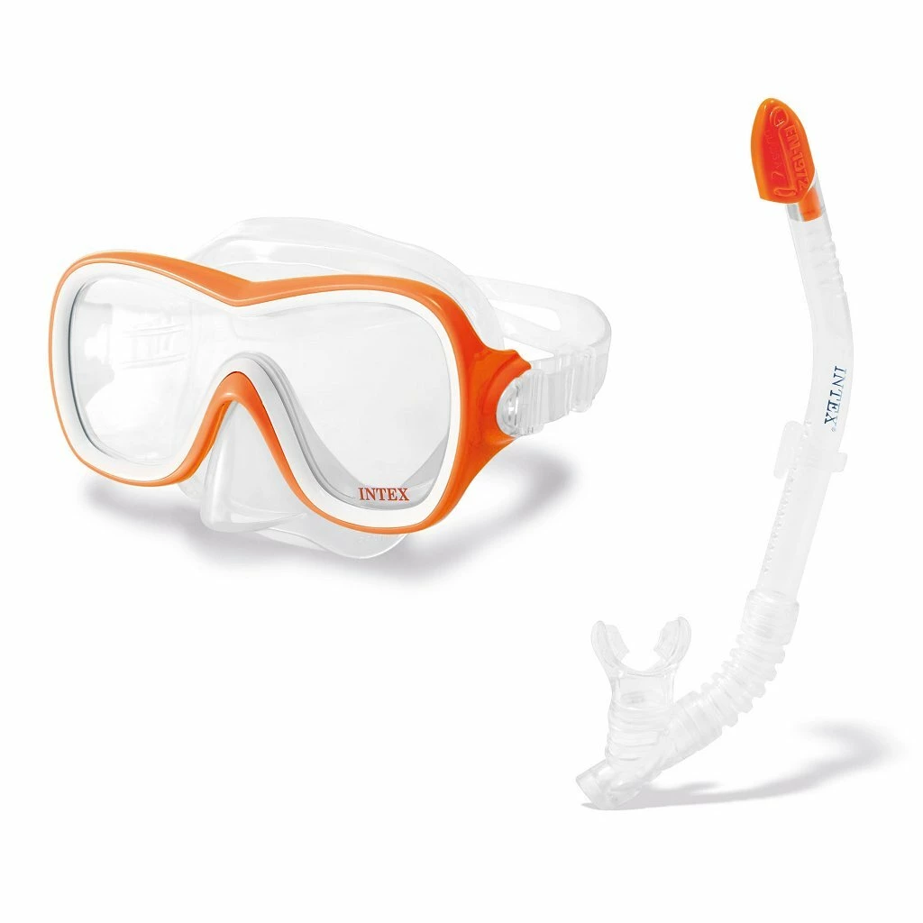 Intex 55647 Aquaflow Sport Wave Rider Duikbril En Snorkel Oranje 1 Intex 55647 Aquaflow Sport Wave Rider Duikbril En Snorkel Oranje