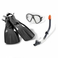 Intex 55657 Aquaflow Sport Reef Rider Zwemset 41-45 Grijs/Zwart