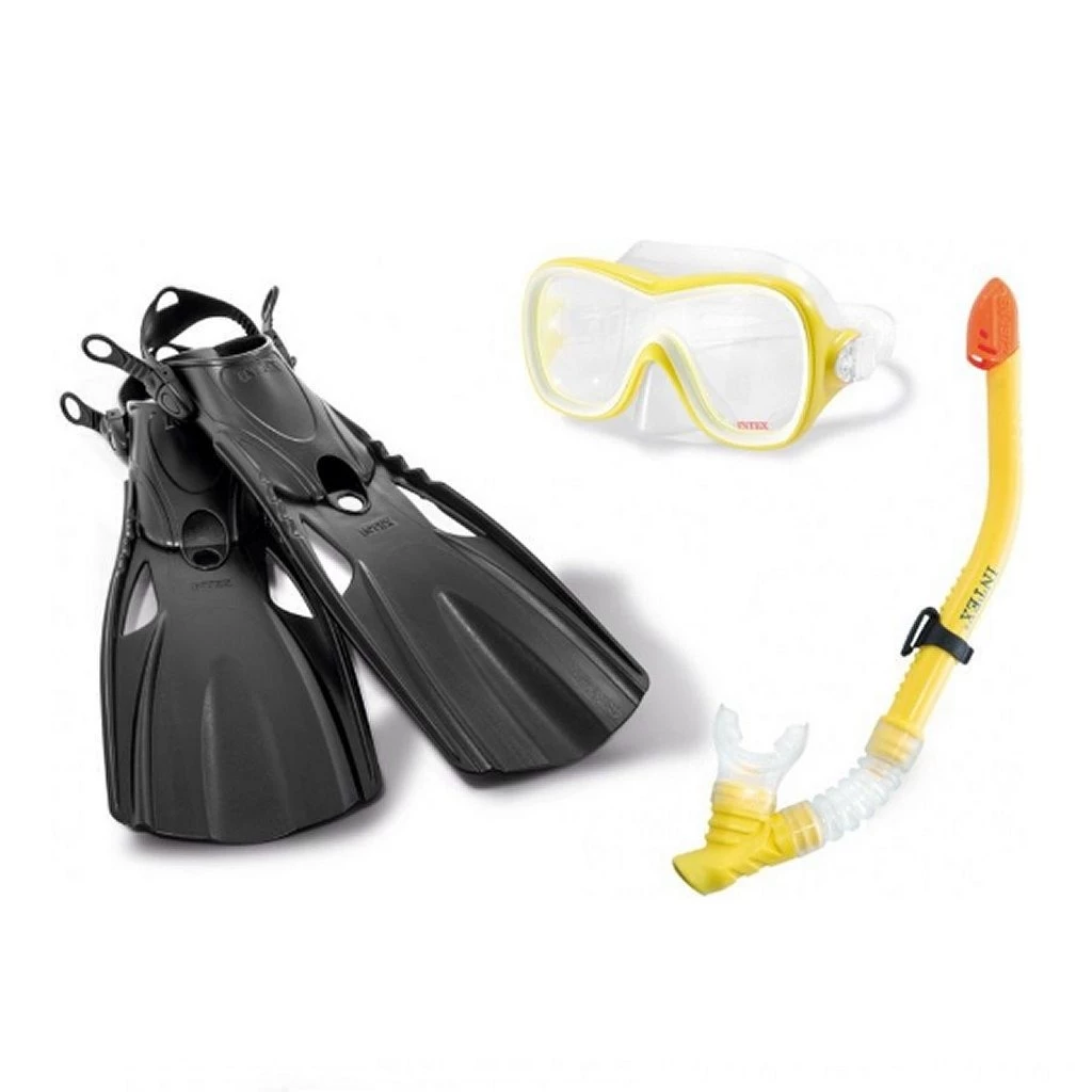Intex 55658 Aquaflow Sport Wave Rider Sports Zwemset 38-40 Geel/Zwart 1 Intex 55658 Aquaflow Sport Wave Rider Sports Zwemset 38-40 Geel/Zwart