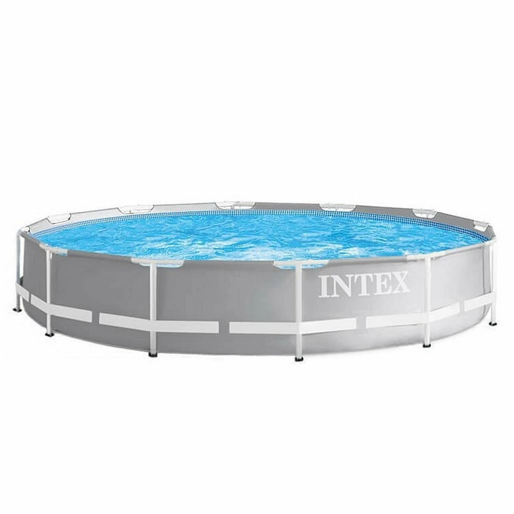 Intex 26710NP Prism Frame Zwembad 366×76 Cm Grijs 1 Intex 26710NP Prism Frame Zwembad 366×76 Cm Grijs