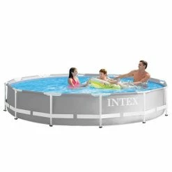 Intex 26710NP Prism Frame Zwembad 366×76 Cm Grijs 3 Intex 26710NP Prism Frame Zwembad 366×76 Cm Grijs -Pintoy-winkel 6941057414287 2