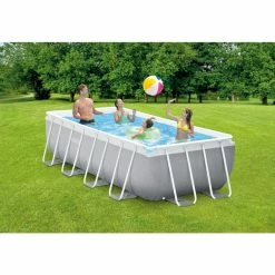 Intex 26788GN Prism Frame Zwembad 400x200x100 Cm Grijs/Blauw 7 Intex 26788GN Prism Frame Zwembad 400x200x100 Cm Grijs/Blauw -Pintoy-winkel 6941057414461 4