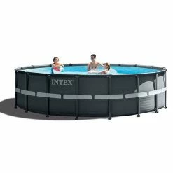 Alternative view of Intex 26330GN Ultra XTR Frame Zwembad 549×132 Cm + Filterpomp En Trap + Accessoires Grijs