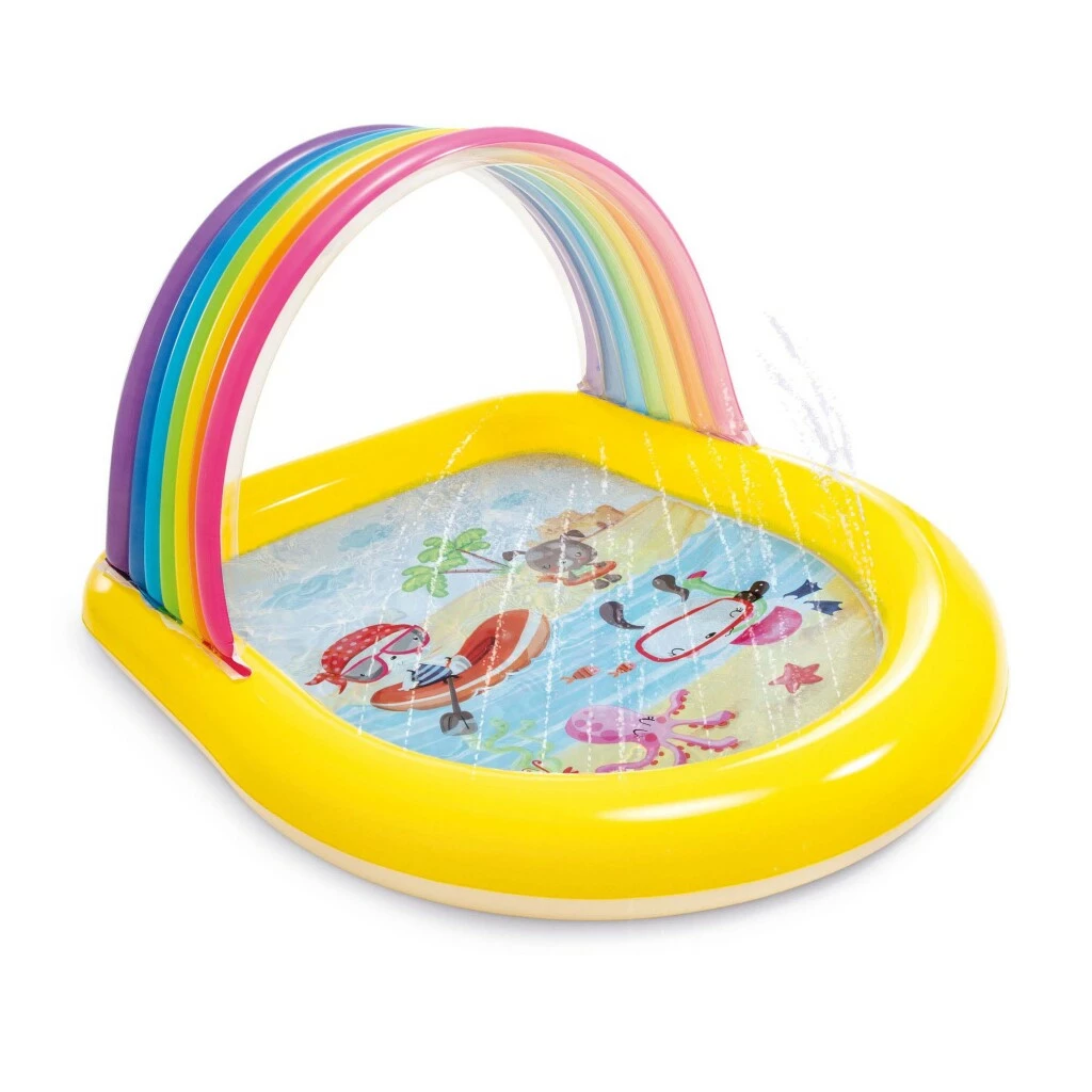 Intex 57156NP Regenboog Peuter Badje 147x130x86 Cm 1 Intex 57156NP Regenboog Peuter Badje 147x130x86 Cm