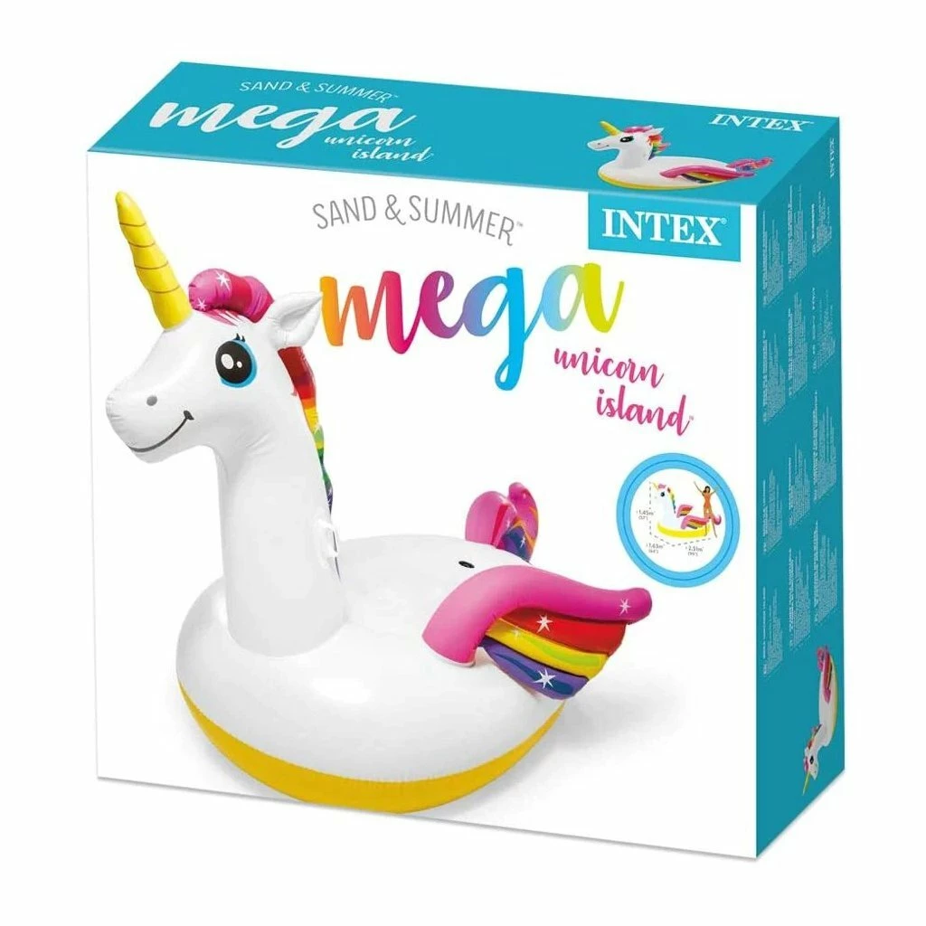 Intex 57291EU Opblaasbare Mega Eenhoorn 251x163x145 Cm 2 Intex 57291EU Opblaasbare Mega Eenhoorn 251x163x145 Cm - Afbeelding 2
