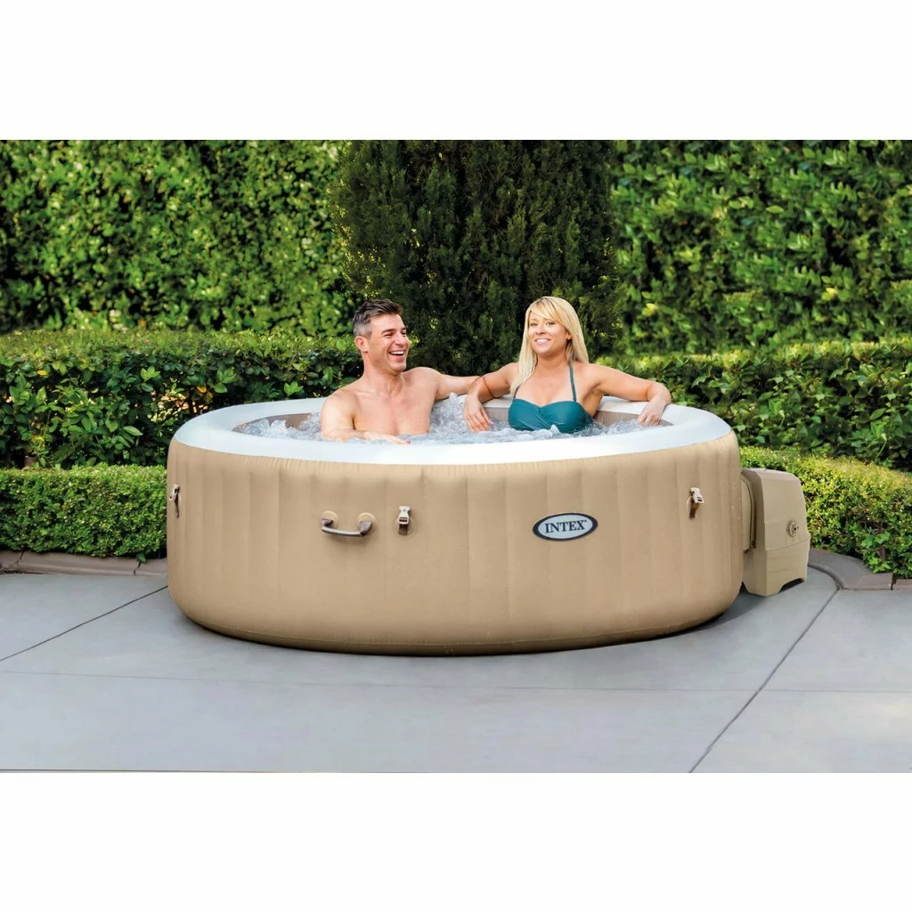 Intex 28426NL PureSpa Bubble Massage Jacuzzi 4-persoons Set 1 Intex 28426NL PureSpa Bubble Massage Jacuzzi 4-persoons Set