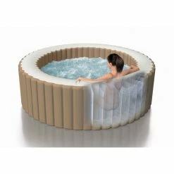 Intex 28476 Purespa Bubble Massage Jacuzzi 4-persoons Set + Energy Efficient Afdekzeil -Pintoy-winkel 6941057418179 2
