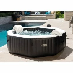 Intex 28458NL PureSpa Jet & Bubble DeLuxe Jacuzzi 4-Persoons Set Met Zoutwatersysteem 201/150x71cm -Pintoy-winkel 6941057418209 3