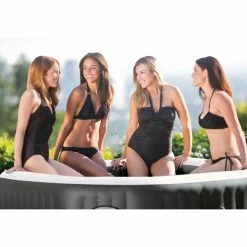 Intex 28458NL PureSpa Jet & Bubble DeLuxe Jacuzzi 4-Persoons Set Met Zoutwatersysteem 201/150x71cm -Pintoy-winkel 6941057418209 9