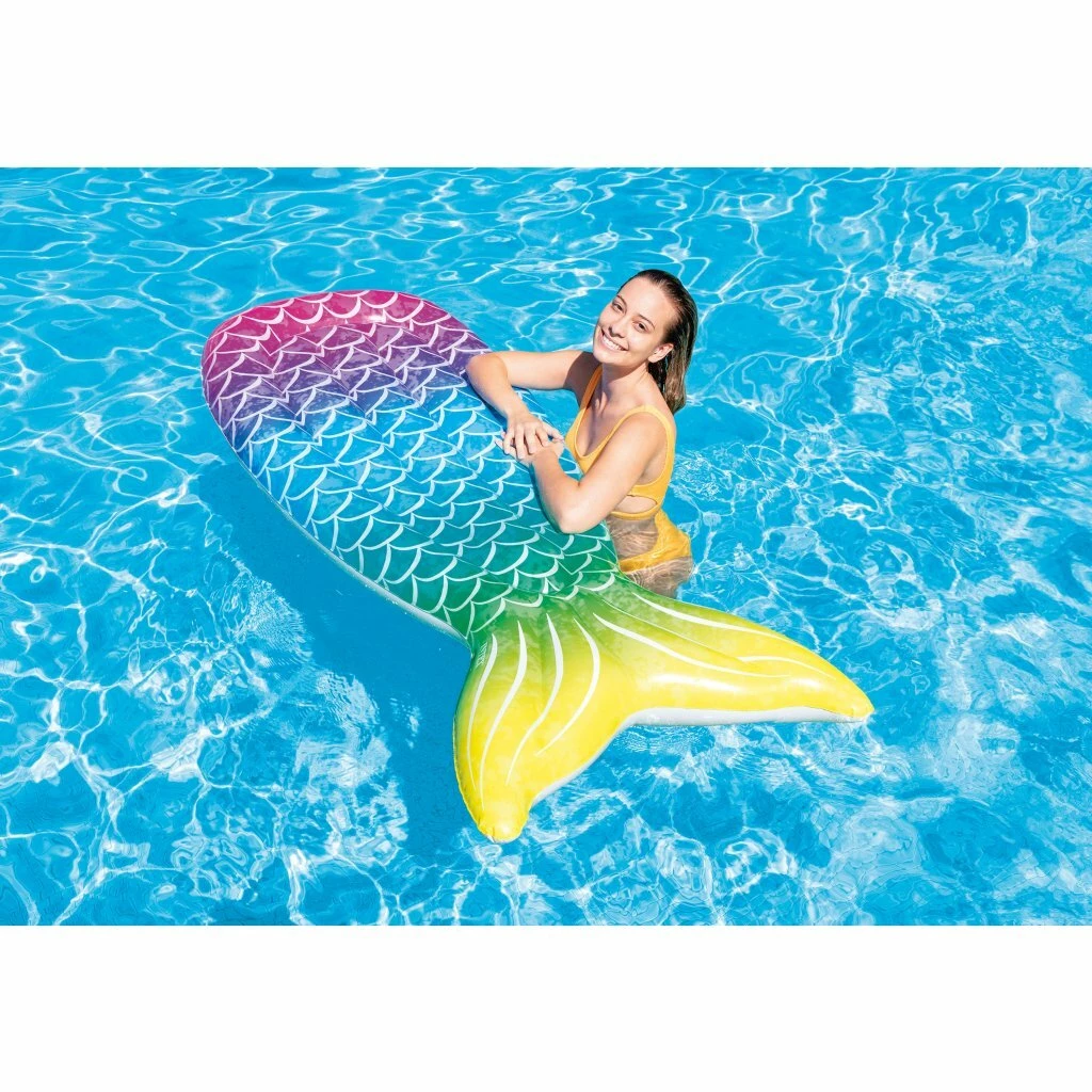 Intex 58788EU Sand And Summer Opblaasbaar Luchtbed Zeemeerminstaart 178×71 Cm 3 Intex 58788EU Sand And Summer Opblaasbaar Luchtbed Zeemeerminstaart 178×71 Cm - Afbeelding 3
