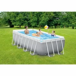 Intex 26790GN Prism Frame Zwembad 400x200x122 Cm Grijs/Blauw 7 Intex 26790GN Prism Frame Zwembad 400x200x122 Cm Grijs/Blauw -Pintoy-winkel 6941057420486 4