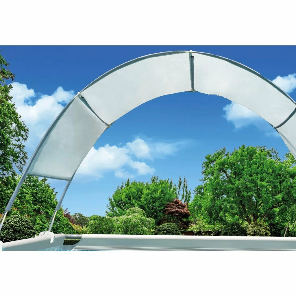 Intex 28054 Zwembadoverkapping 375×300 Cm Wit/Grijs 3 Intex 28054 Zwembadoverkapping 375×300 Cm Wit/Grijs - Afbeelding 3