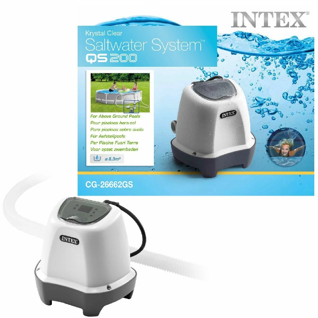 Intex 26662GS Krystal Zoutwater Systeem 12 Volt QS200 1 Intex 26662GS Krystal Zoutwater Systeem 12 Volt QS200