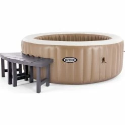 Intex 28514 Spa Bijzettafel 2 Stuks Grijs -Pintoy-winkel 6941057422046 2