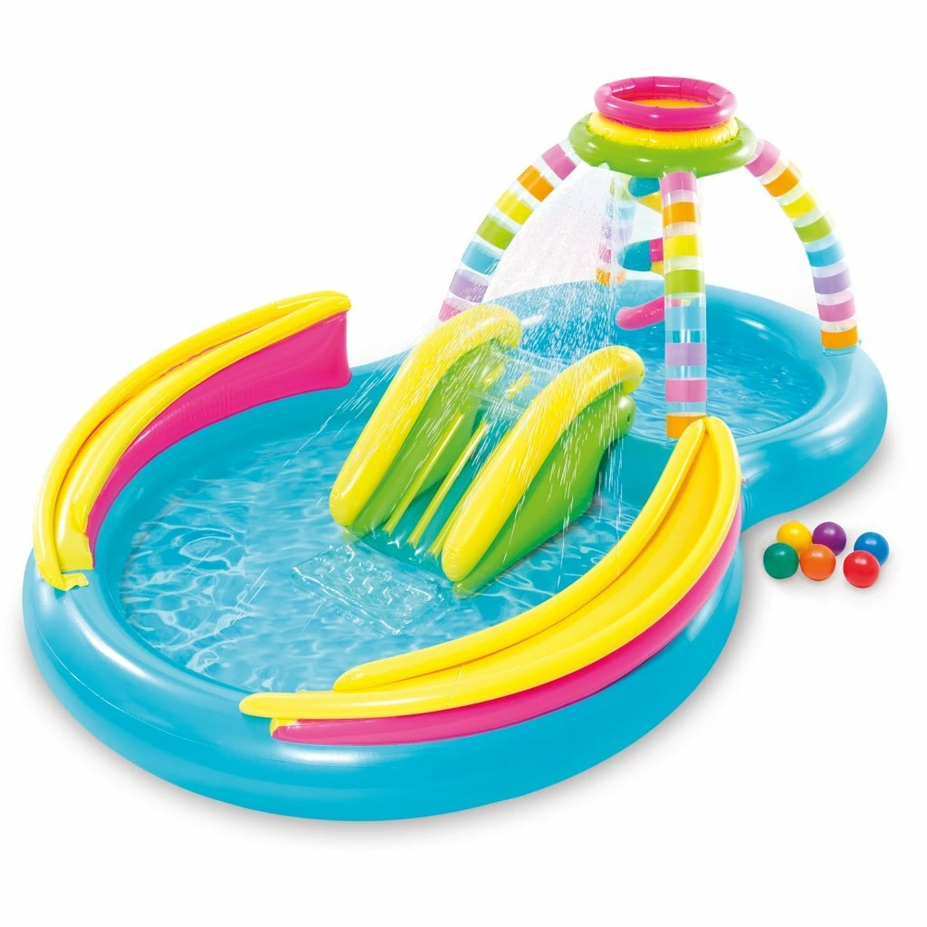 Intex 56137NP Wet Set Collection Regenboog Speelcentrum 295x191x109 Cm 1 Intex 56137NP Wet Set Collection Regenboog Speelcentrum 295x191x109 Cm