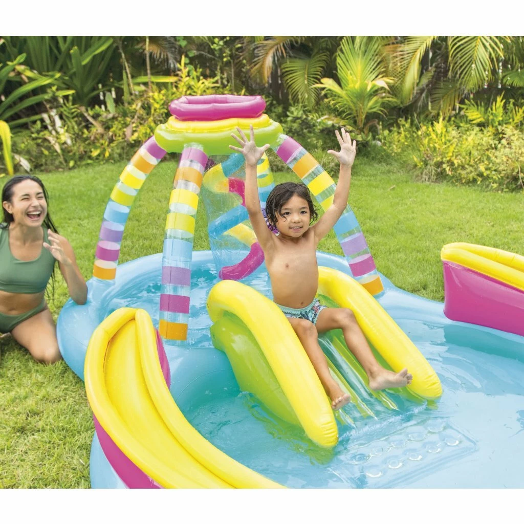 Intex 56137NP Wet Set Collection Regenboog Speelcentrum 295x191x109 Cm 4 Intex 56137NP Wet Set Collection Regenboog Speelcentrum 295x191x109 Cm - Afbeelding 4