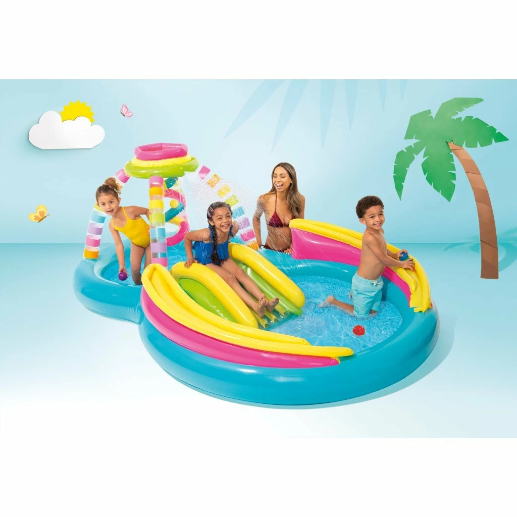 Intex 56137NP Wet Set Collection Regenboog Speelcentrum 295x191x109 Cm 5 Intex 56137NP Wet Set Collection Regenboog Speelcentrum 295x191x109 Cm - Afbeelding 5