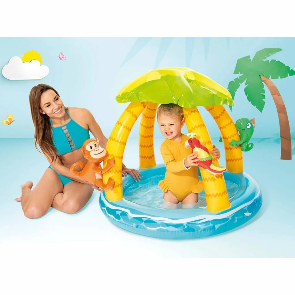 Intex 58417NP Wet Set Collection Tropisch Eiland Baby Zwembad 102×86 Cm 2 Intex 58417NP Wet Set Collection Tropisch Eiland Baby Zwembad 102×86 Cm - Afbeelding 2