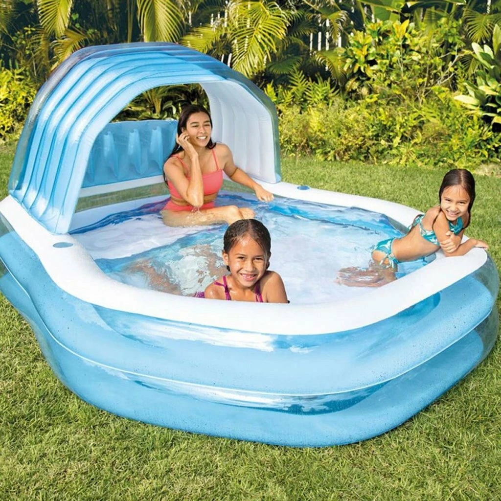Intex 57186NP Wet Set Collection Swin Center Familiezwembad 229x191x135 Cm Blauw/Wit 3 Intex 57186NP Wet Set Collection Swin Center Familiezwembad 229x191x135 Cm Blauw/Wit - Afbeelding 3