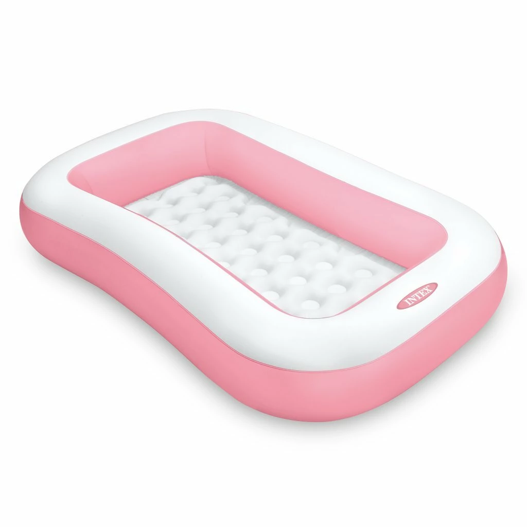 Intex 58423NP Wet Set Collection Rechthoekig Zwembad 166x100x25 Cm Roze/Wit 1 Intex 58423NP Wet Set Collection Rechthoekig Zwembad 166x100x25 Cm Roze/Wit