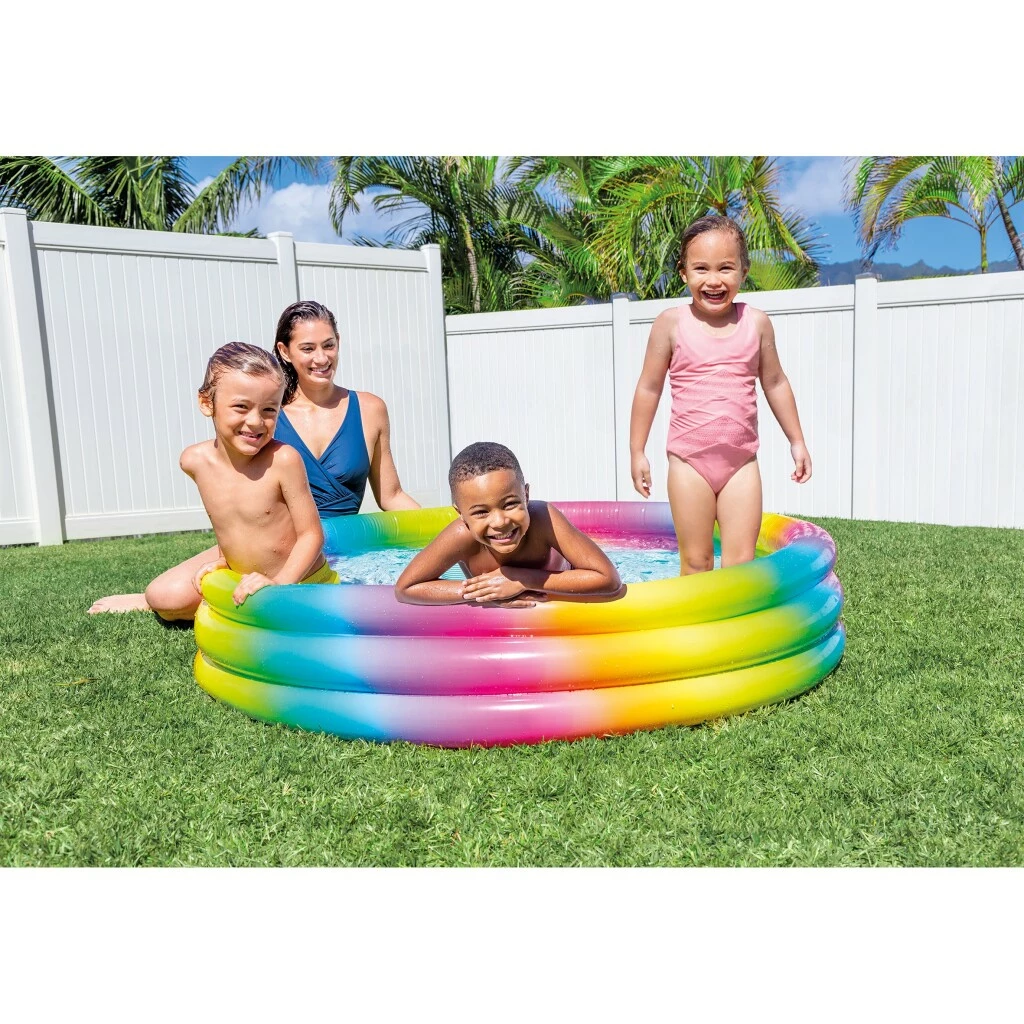 Intex 58439NP Regenboog Zwembad 147×33 Cm 1 Intex 58439NP Regenboog Zwembad 147×33 Cm