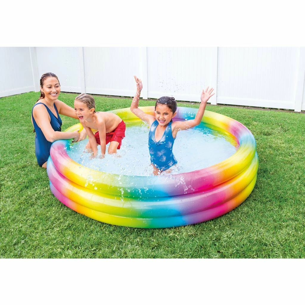 Intex 58449NP Regenboog Zwembad 168×38 Cm 2 Intex 58449NP Regenboog Zwembad 168×38 Cm - Afbeelding 2
