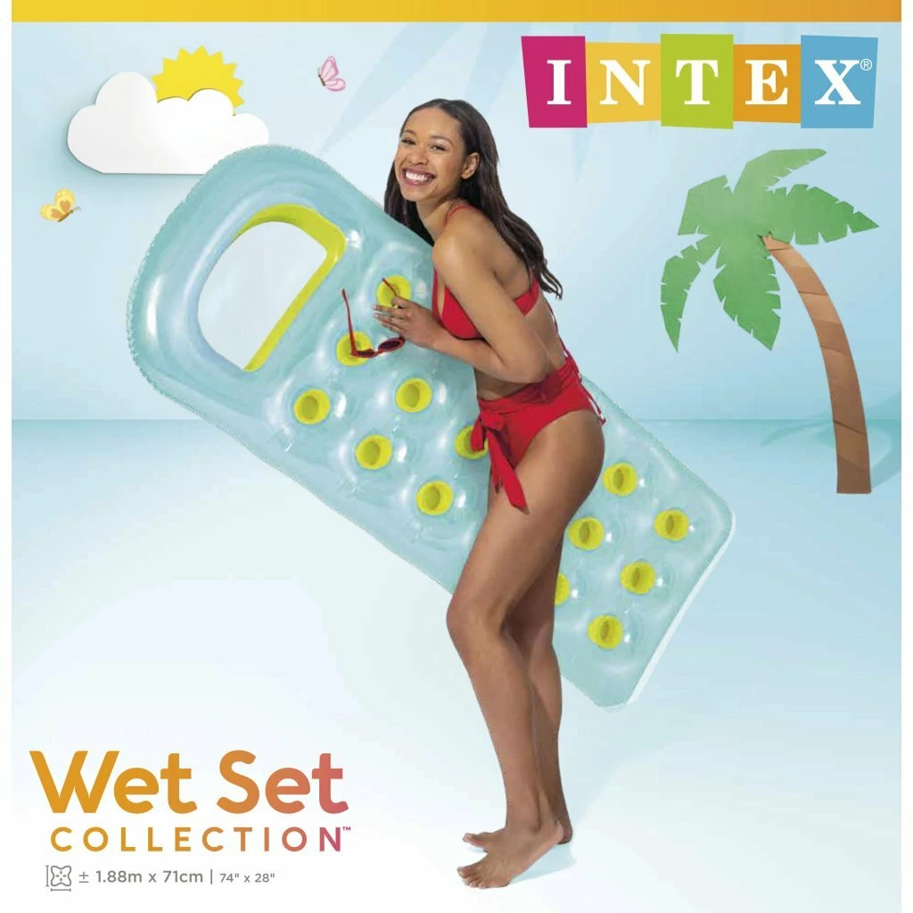 Intex 59895 Suntanner Pocket Lounge Luchtbed Assorti 3 Intex 59895 Suntanner Pocket Lounge Luchtbed Assorti - Afbeelding 3