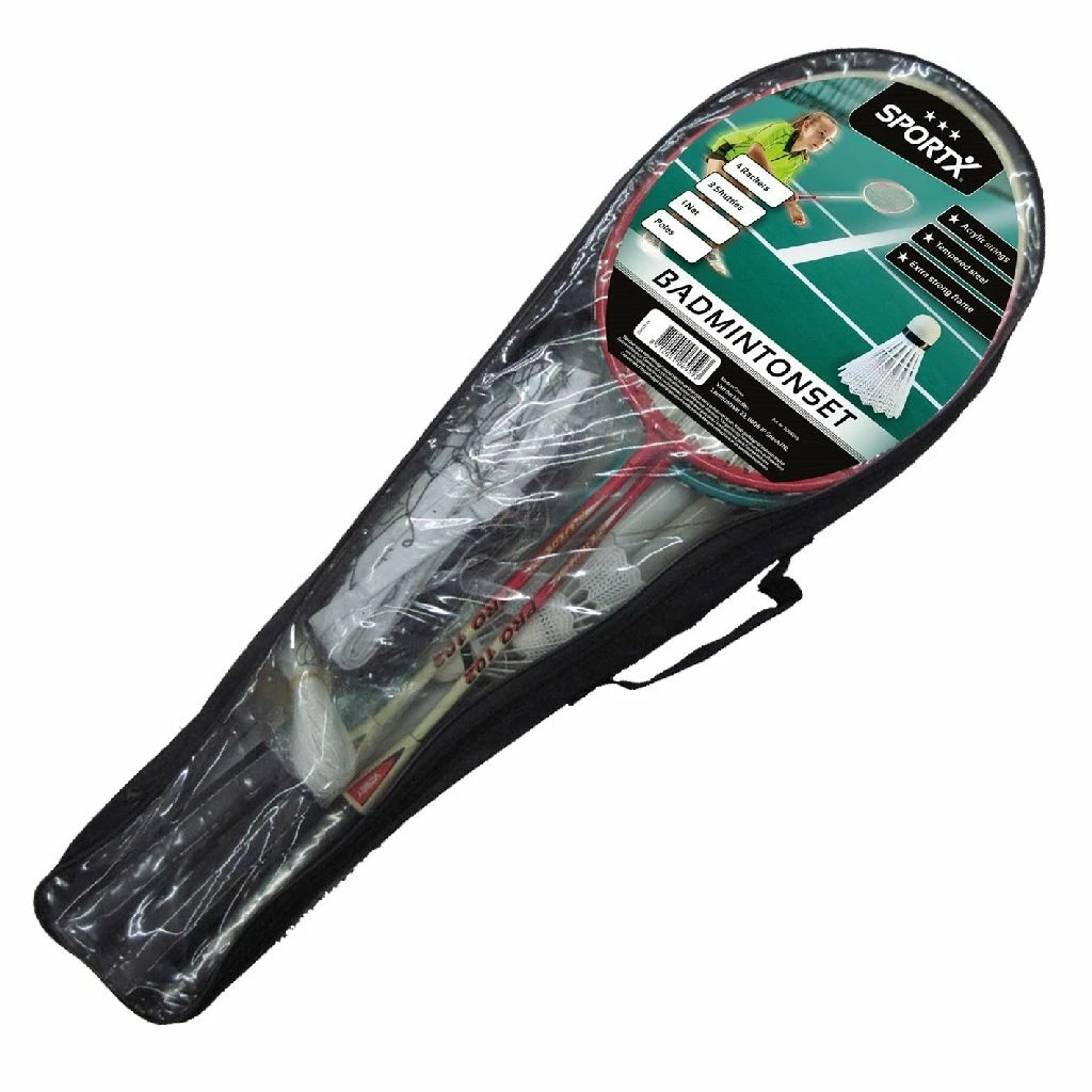 SportX Badmintonset 18-delig 1 SportX Badmintonset 18-delig