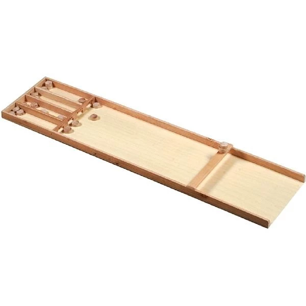 Engelhart Sjoelbak 28,5×120 Cm 20 Schijf 1 Engelhart Sjoelbak 28,5×120 Cm 20 Schijf