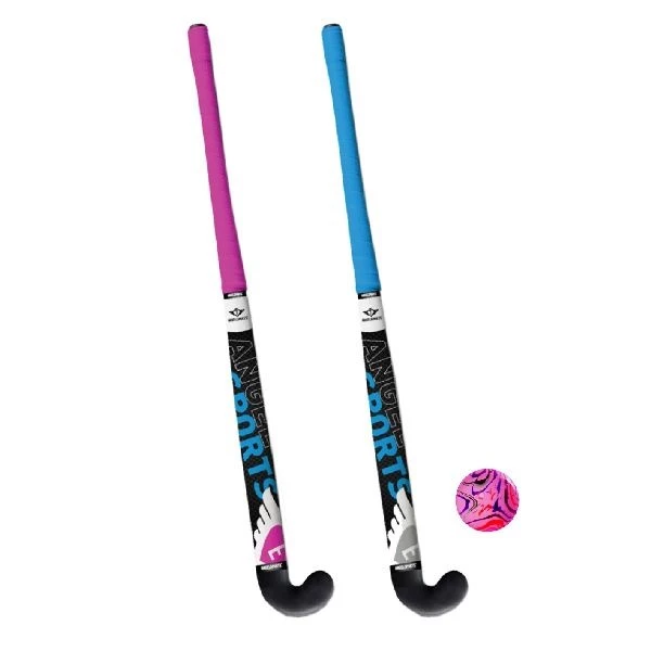 Angel Sports Streethockey 2 Sticks 71cm + Bal 1 Angel Sports Streethockey 2 Sticks 71cm + Bal
