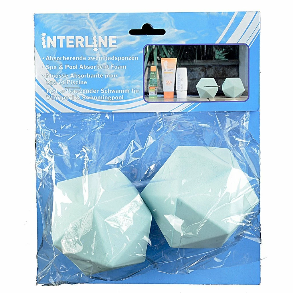 Interline Absorberende Zwembadsponzen 2 Stuks 2 Interline Absorberende Zwembadsponzen 2 Stuks - Afbeelding 2