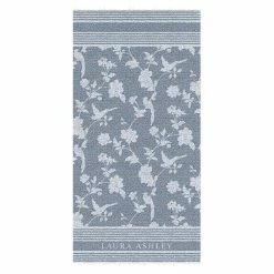Alternative view of Laura Ashley Hamamdoek Elveden Midnight 90×180 Cm Blauw/Wit