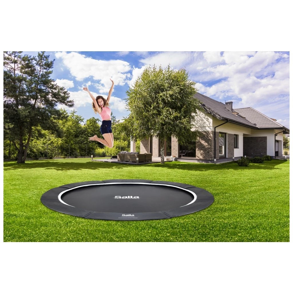 Salta Royal 5066A Baseground Trampoline Ø 396 Cm Zwart 4 Salta Royal 5066A Baseground Trampoline Ø 396 Cm Zwart - Afbeelding 4