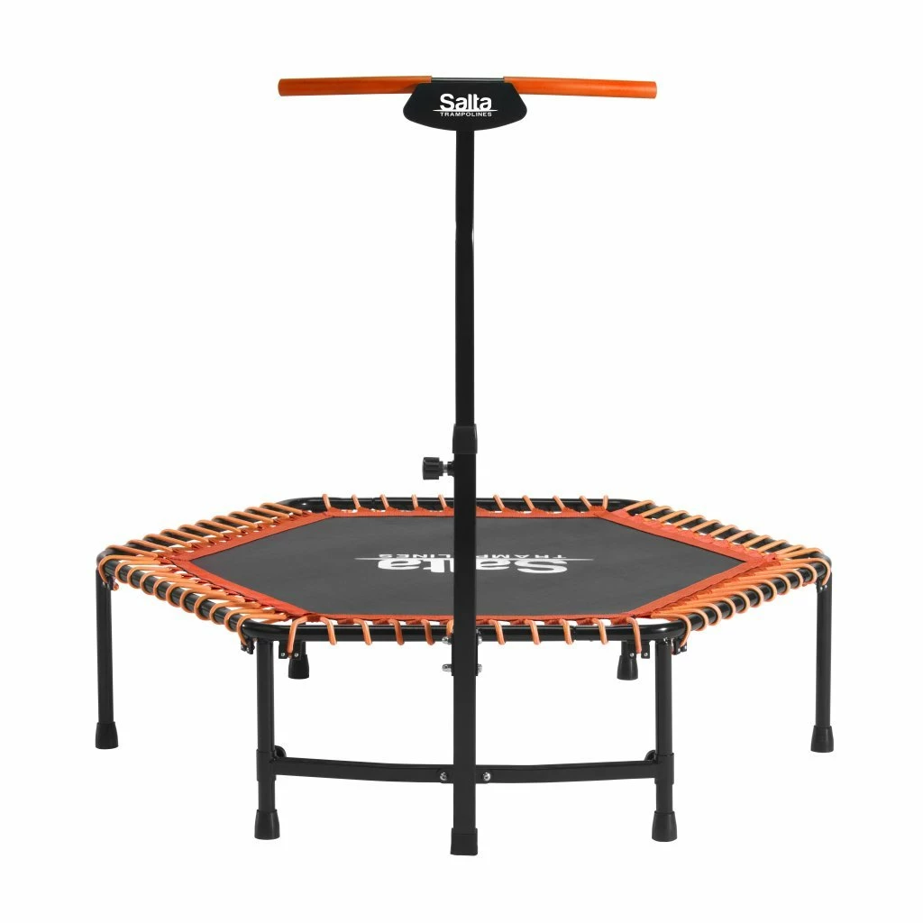 Salta 5357O Fitness Trampoline Met Beugel 128×127 Cm Zwart/Oranje 1 Salta 5357O Fitness Trampoline Met Beugel 128×127 Cm Zwart/Oranje